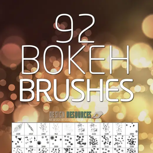 Bokeh PS Brushes Free Pack — Procreate, Photoshop & Krita brush