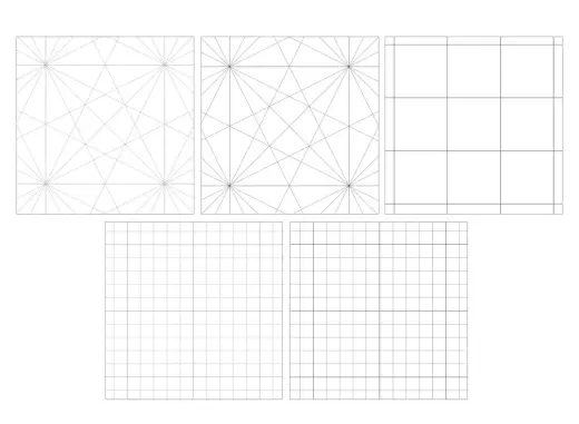 Grid pattern brushes for map(photoshop) — Photoshop brush