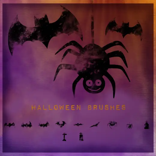 11 Halloween Brushes — Procreate, Photoshop & Krita brush