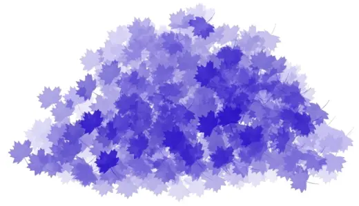 Maple leaf — Krita brush