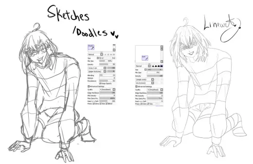 Brush settings ,, — Krita brush