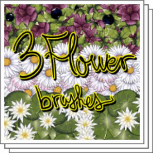 3 Flowers brushes — Clip Studio Paint brush