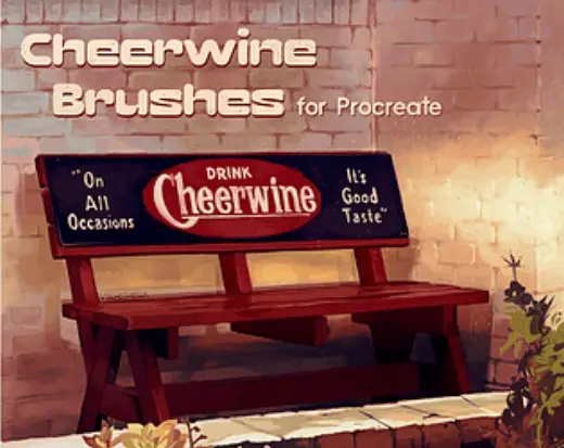 Cheerwine Brushes — Procreate brush