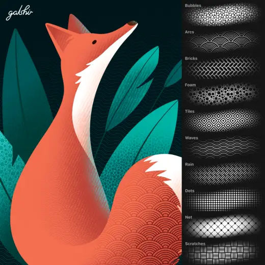 Magic Patterns - Stylistic Pattern Brushes — Procreate & Photoshop brush