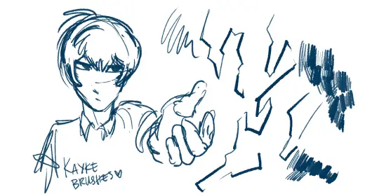 "Cake brushes" — Krita brush