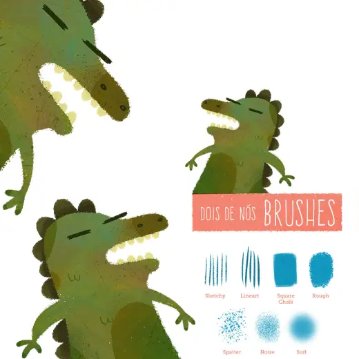 13 Free Photoshop Brushes for Painting — Procreate, Photoshop & Krita brush