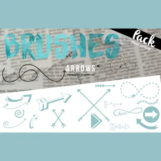 51 Arrows Brushes — Procreate, Photoshop & Krita brush