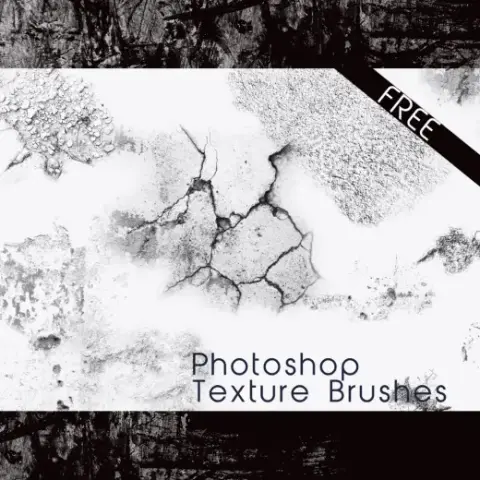 70 Texture Brushes — Procreate, Photoshop & Krita brush
