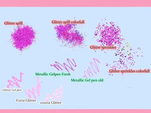 Glitter brush epic pack — Krita brush