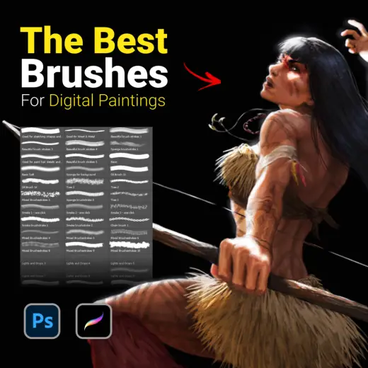 The Best Brushes for Digital Paintings — Photoshop brush