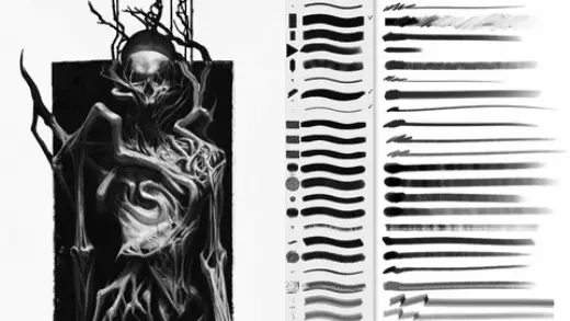 Painting & Rendering Brush Pack Vol.4 — Photoshop brush