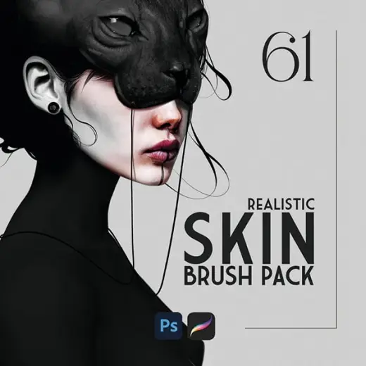 61 Skin Brushes for High Realism — Photoshop brush