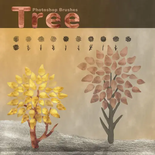 19 Free Tree Brushes — Procreate, Photoshop & Krita brush