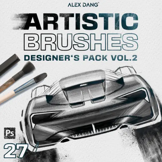 Artistic Brushes — Designer's Pack Vol.2 | Alex Dang — Photoshop brush