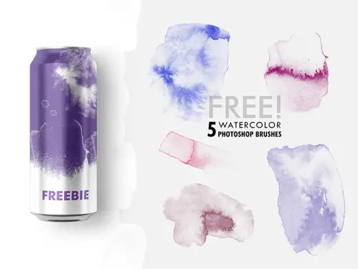 5 Free Watercolor PS Brushes — Procreate, Photoshop & Krita brush