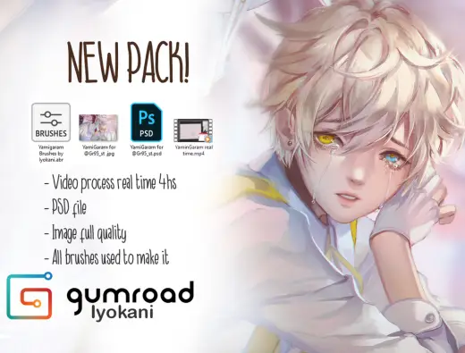 YamiGaram Process Video real time + Brushes — Photoshop brush