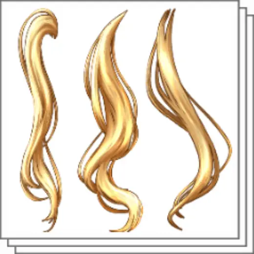 Blonde Hair Brush — Clip Studio Paint brush
