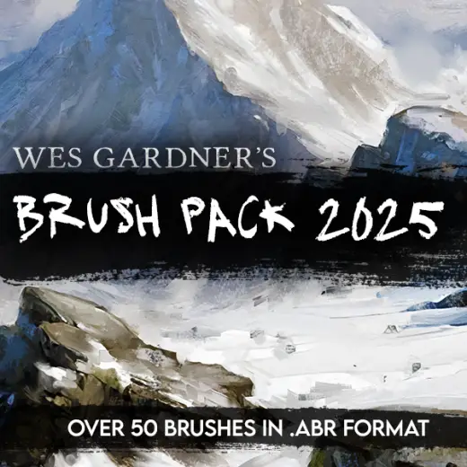 Wes Gardner's Brush Pack 2025 — Photoshop brush