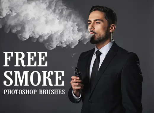 Free Photoshop Smoke Brushes by FixThePhoto — Procreate, Photoshop & Krita brush