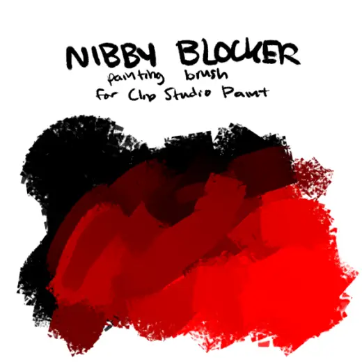 Nibby Blocker Brush — Clip Studio Paint brush