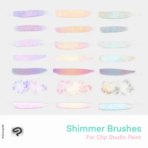 [CSP] Shimmer brushes by GojiJung158 — Clip Studio Paint brush