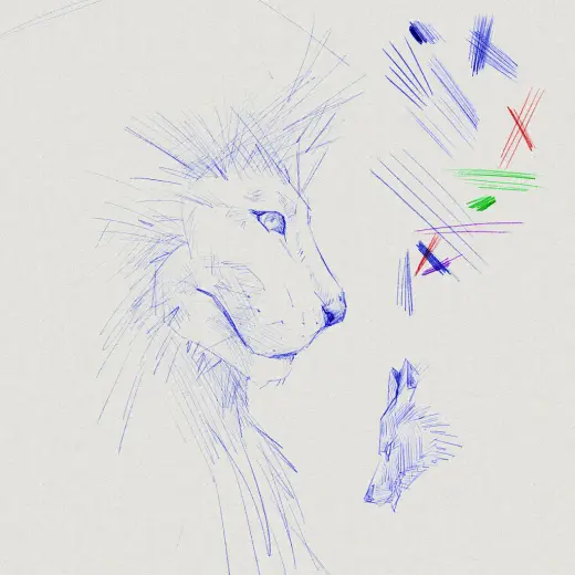Cheap Ballpoint pen Brush — Krita brush