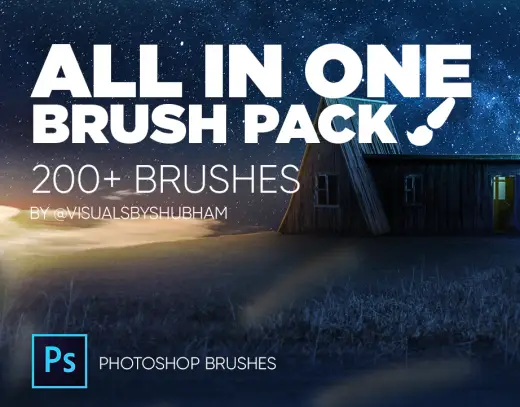 All in one brushes by @Visualsbyshubham — Photoshop brush