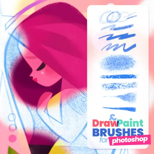 Draw and Paint Brushes for PHOTOSHOP! — Photoshop brush
