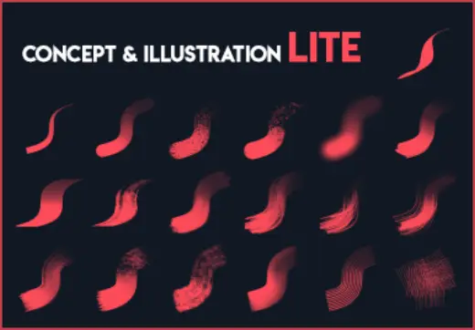 Concept & Illustration Lite Bundle — Krita brush