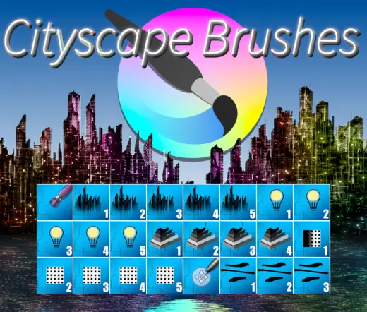 Cityscape Brushes for Krita — Krita brush