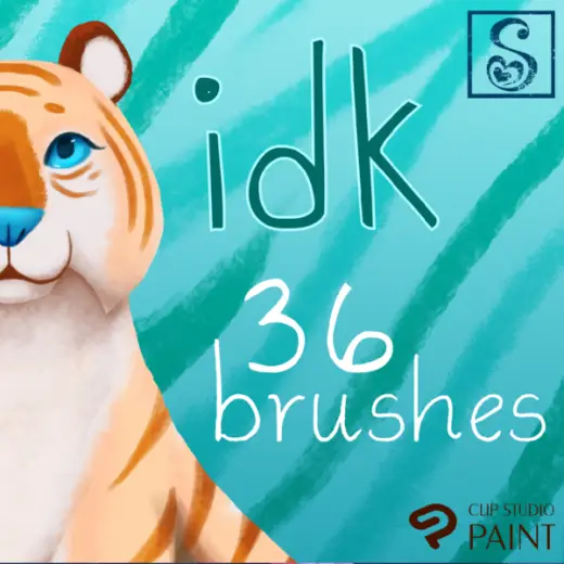 IDK Brushes - 36 Brushes for Clip Studio Paint — Clip Studio Paint brush
