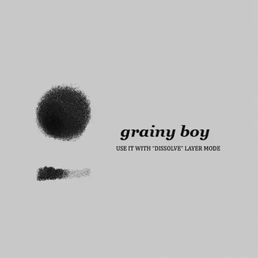 grainy brush — Photoshop brush