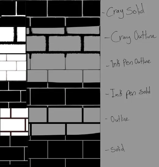 Brick Brushes by Me — Krita brush