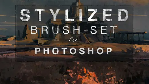STYLIZED BRUSH-SET - Custom brushes for Photoshop — Photoshop brush