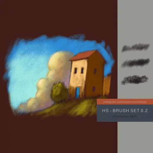 3 Pastel Brushes — Procreate, Photoshop & Krita brush