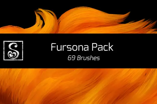 Shrineheart's Fursona Pack - 69 Brushes — Clip Studio Paint brush
