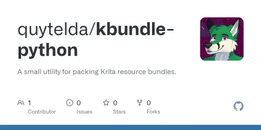 kbundle python — Krita brush