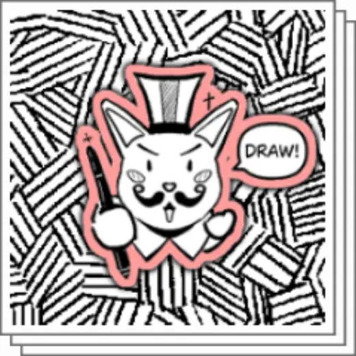 Hand-drawn squarish shape hatching — Clip Studio Paint brush