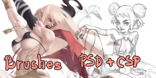 My Brushes — Photoshop & Clip Studio Paint brush