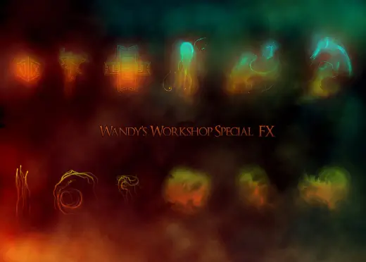 12 Abstract Brushes — Procreate, Photoshop & Krita brush