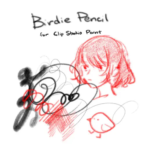 Birdie Pencil — Clip Studio Paint brush
