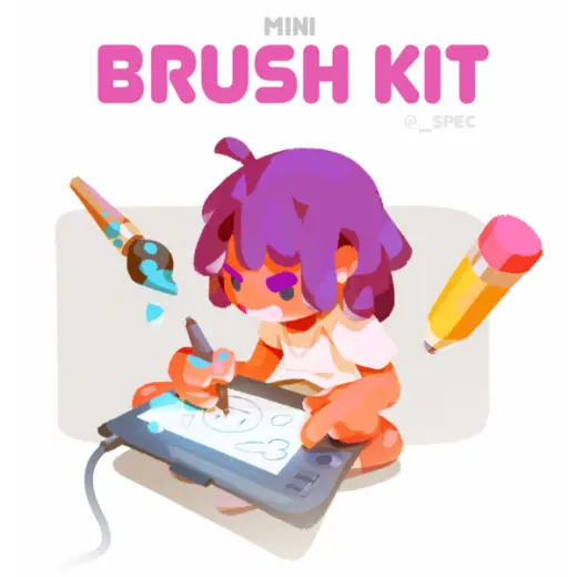 _SPEC'S Mini Brush Kit — Photoshop brush