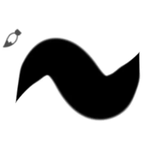 triangle brush for quick hair blocking — Clip Studio Paint brush