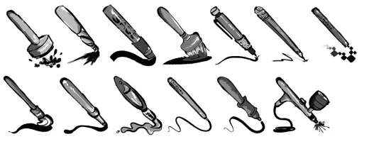 Brush icons — Krita brush