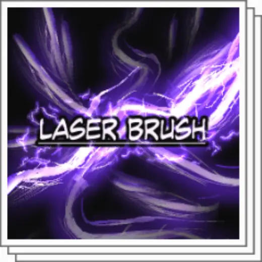 Laser Brush & Sticker effect — Clip Studio Paint brush