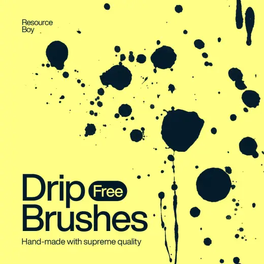 100+ Drip Photoshop Brushes — Procreate, Photoshop & Krita brush