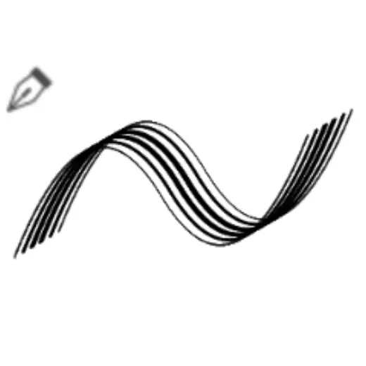 Stripped Ribbon Pen — Clip Studio Paint brush