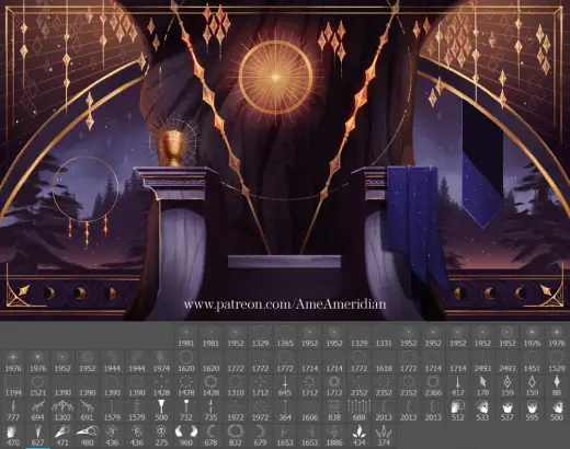 Tarot Card Brushes — Photoshop brush