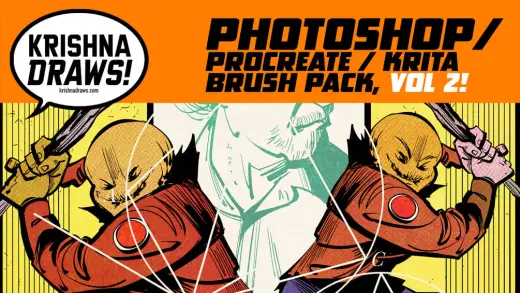 KD Brushes V2: Photoshop / Procreate / Krita — Procreate, Photoshop & Krita brush