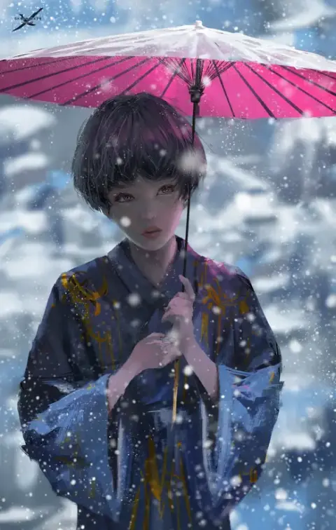 Snow (PSD file + Brush set + Full process video) — Photoshop brush